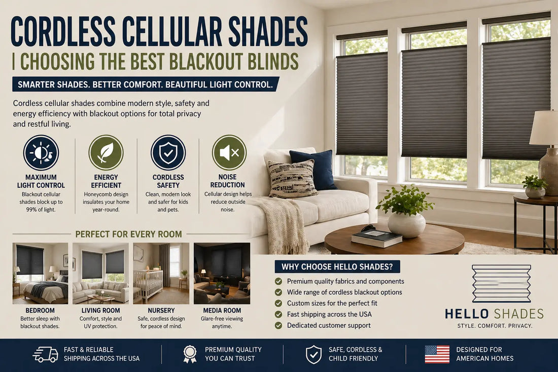 Cordless Cellular Shades