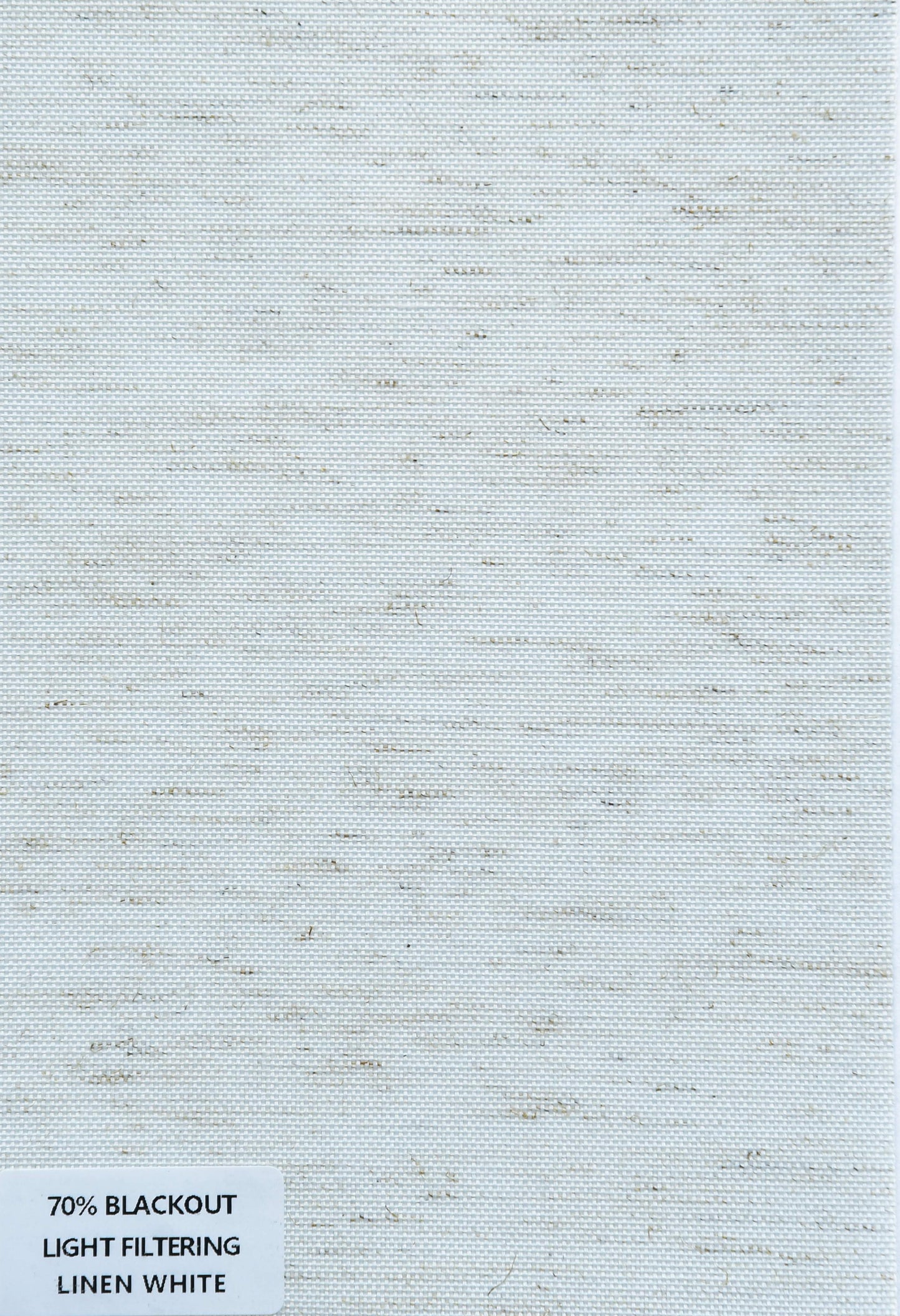 Roller Shades - 70% Blackout Light Filtering LInen White